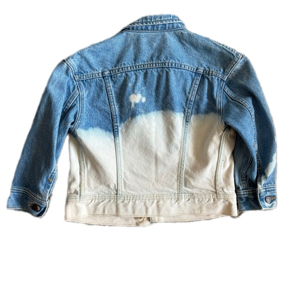 Vintage Lee Dyed Ombré Studded Jean Jacket / Acid Wash Jean Jacket / Custom Made - Picture 6 of 11